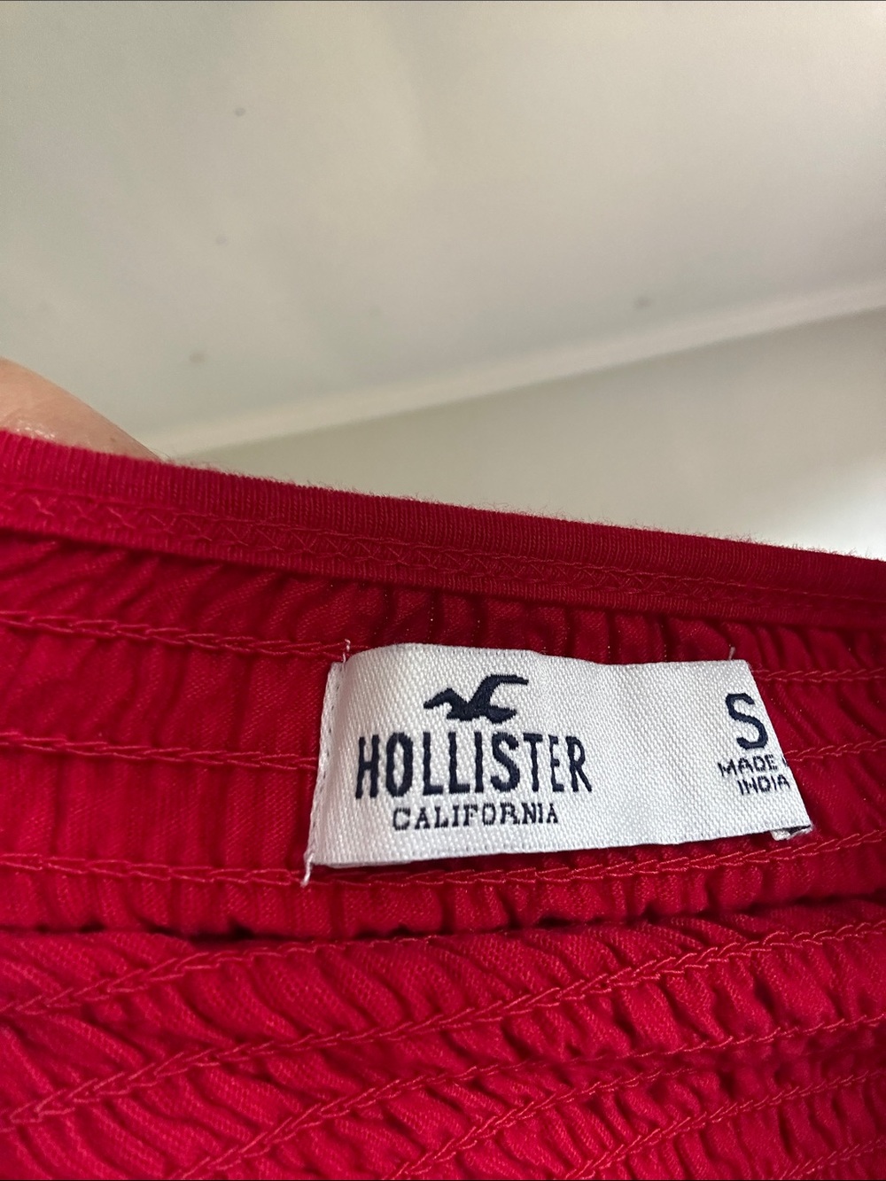 Hollister Bright Red Kids Swim Bottoms